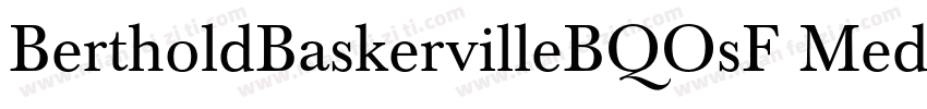 BertholdBaskervilleBQOsF Medium字体转换